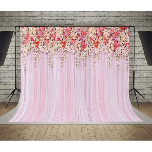 Photography Background Screens Backdrop Curtains Pink Solid Color Simple Background Custom Photo Booth Backdrop Portrait Product Photo Backdrop Video Shooting Background Wall Cloth Photo Studio Props 